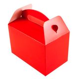 Oaktree Party Box 100mm x 154mm x 92mm 6pcs Red No.16 - Partyware